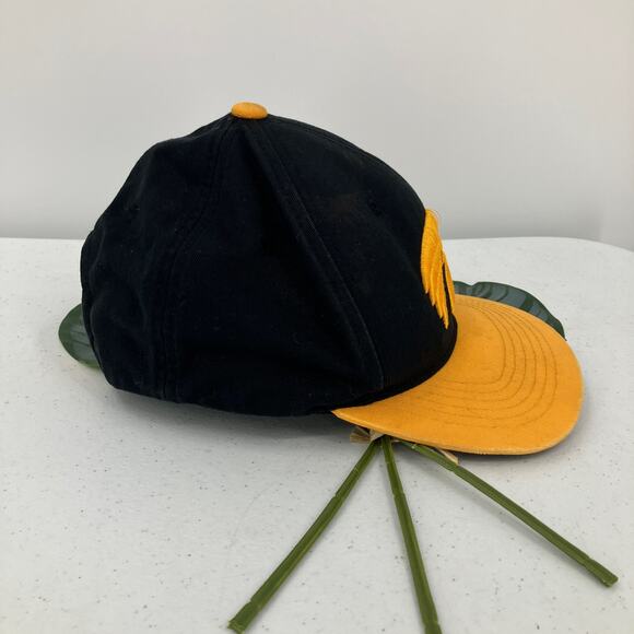 Top Of The World Black Iowa Hawkeye University Snap Back Flat Bill Youth Hat Cap - Picture 9 of 12